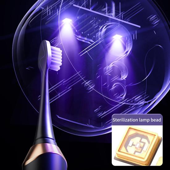 UV Toothbrush Sanitizer 2 Slots USB Rechargeable No Drilling Portable Home Travel Bathroom Wall Mounted Electric Toothbrush Holder Cleaner