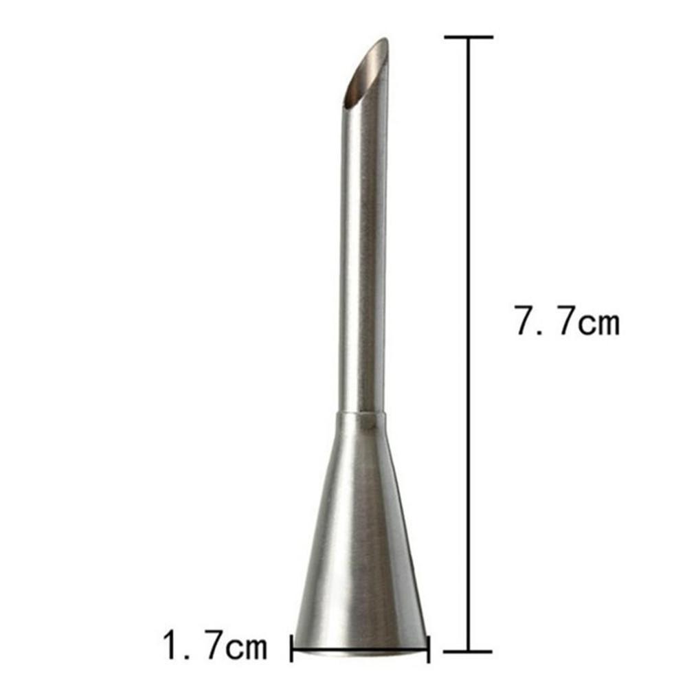 3pcs/set Puff Piping Bag Nozzles Set Stainless Steel Pastry Cupcake Cake Decorating Tips For Puff Cream Pastry Icing Nozzles