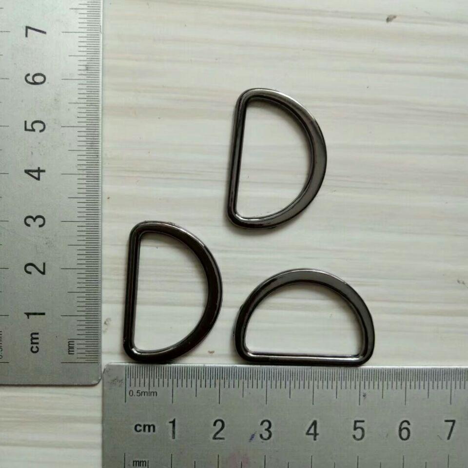 Zinc Alloy Semi-Circular D-Ring Buckles, Multiple Sizes 1.5 - 5.5cm