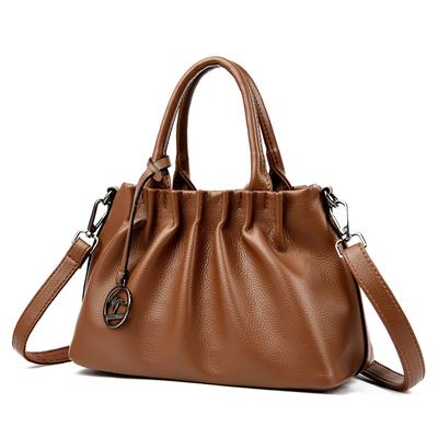 Hochwertige Designer-Handtaschen aus echtem Leder mit großer Kapazität, lässige Tragetasche für Damen, Umhängetasche