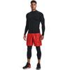 Under Armour Mens HeatGear Mock Neck Raglan Long-Sleeved Base Layer Top