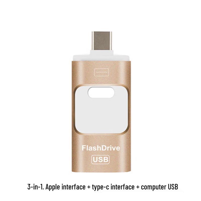 OLOEY 3-in-1 Multi-Interface Mobile USB Flash Drive