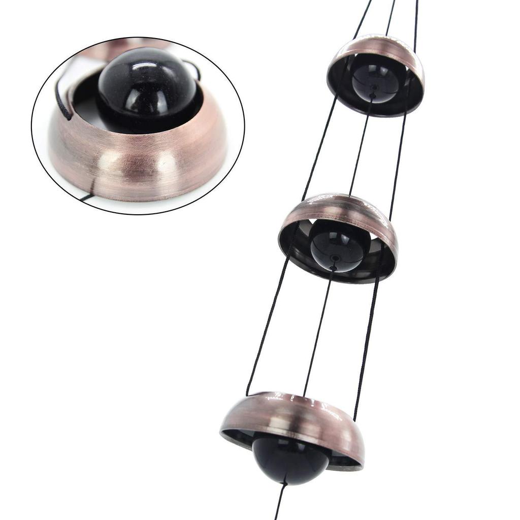 Japanese High-End Outdoor Metal Wind Chime: Clear Tone with 3 or 5 Bells