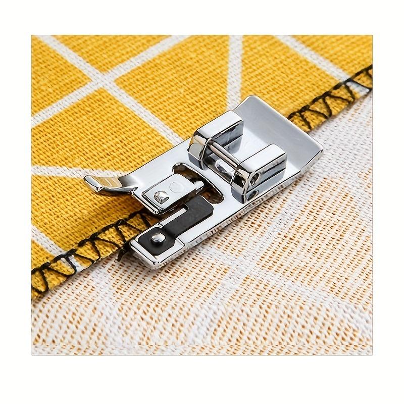 Overlock Overedge Overcasting Sewing Machine Presser Rolled Hem Foot Tool For Low Shank Snap-On Singer, Brother Yj222-2