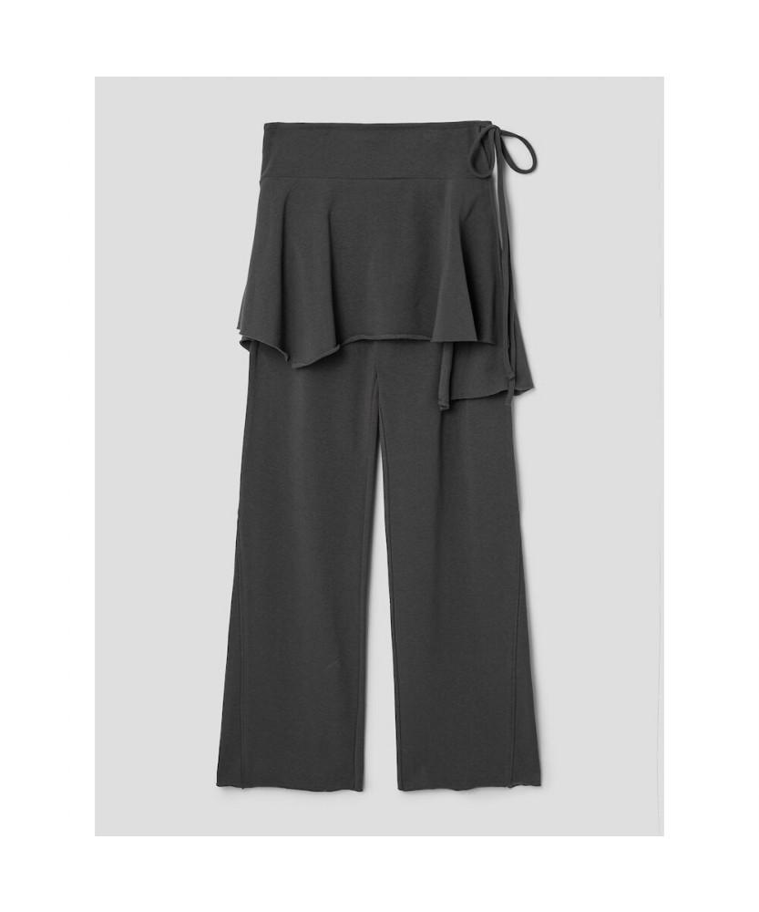 8seconds Jersey Cut-Out Bootcut Skirt Pants Ash
