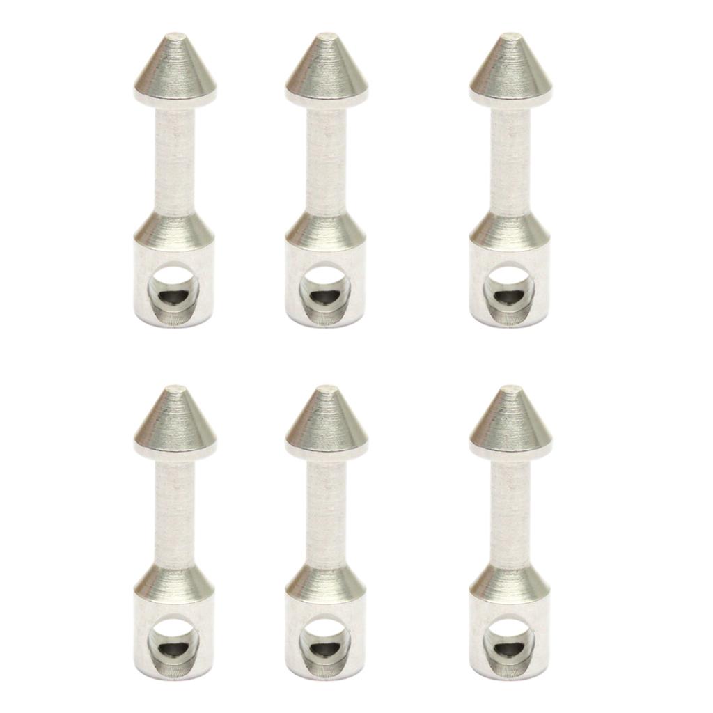 2/6Pcs Stainless Spearfishing Wishbone Spearfishing Insert Divers Speargun Band Divers Fishing Tackle Tool Accessories