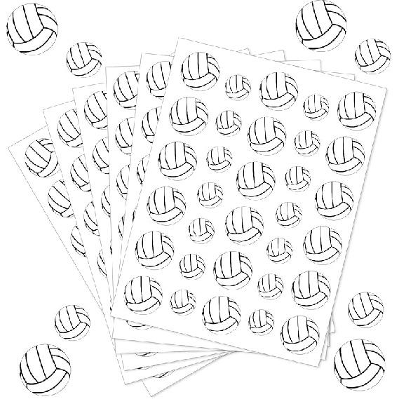 JUMELON 608 Pcs Football Stickers for Kids, Water-Repellent Self-Adhesive Sports Stickers for Boys & Girls, Perfect for Water Bottles, Scrapbooks &