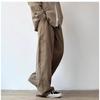 Unisex Relaxed Fit Cargo Pants With Pleated Detail Japanese Retro Style Lightweight Breathable Trousers Fall Outdoor