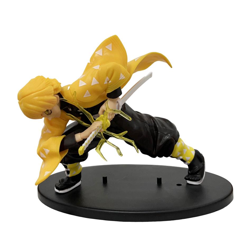 Demon Slayer Anime Battle Mode Figure Stove Door Charcoal Master Apricot Shoulang My Wife Shanyi Handheld PVC Model Toy Ornament