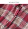 Women's Brushed Plaid Shirt, 2026 Spring Retro Hong Kong Style, Versatile Long Sleeve Plus Size, 200 Jin.