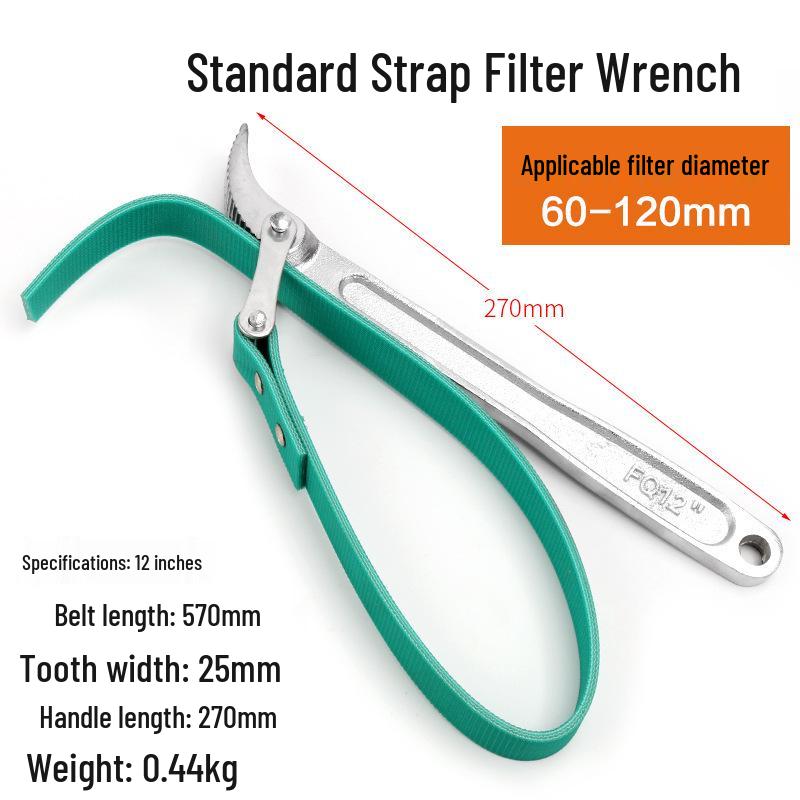 Non-slip Oil and Water Filter Wrench Tool