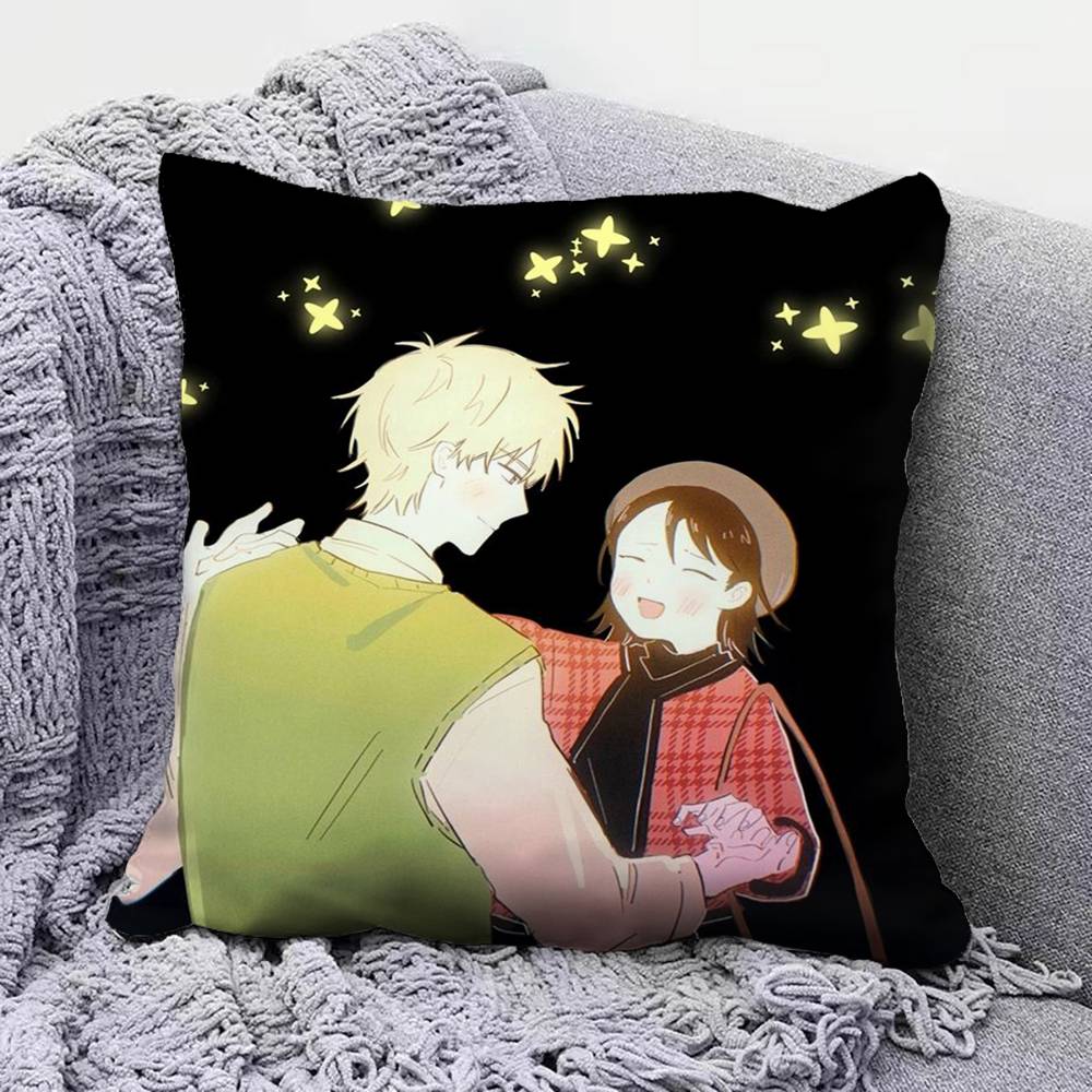 Skip and Loafer mitsumi and shima Anime Pillow Covers Home Sofa Cushion Covers and Aecorative Custom