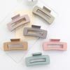 Hair Claw for Women, Frosted Rectangle Hair Clip, Hollow Design Back Head Hair Claw, Large Size Shark Hair Clip for Daily Wear Party Gathering Outing