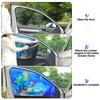 Cute Cartoon Magnetic Car Side Window Shades Mosquito Net Sun Cover Uv Protection Sun Block Mesh Car Curtain for Kids Baby