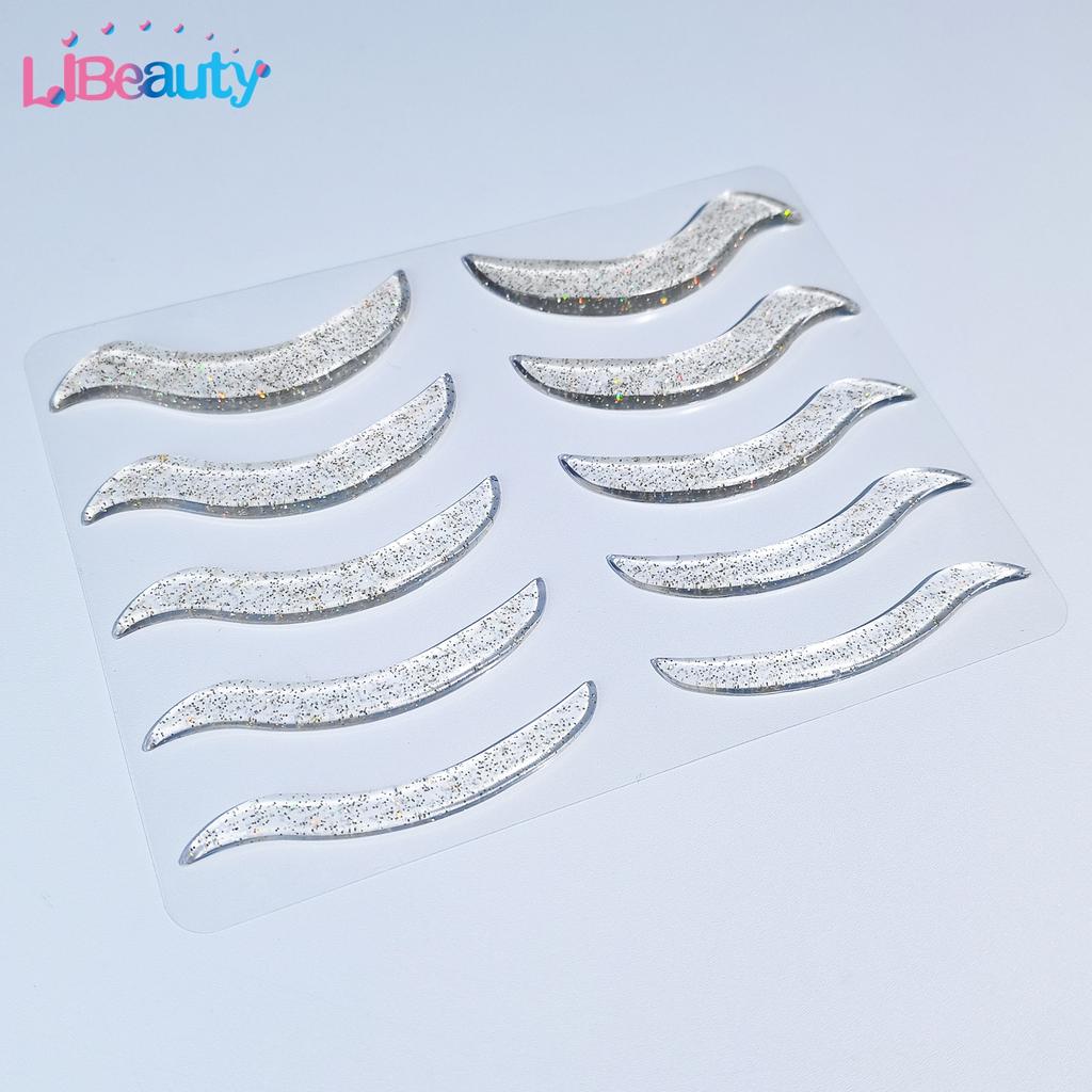 Libeauty Lash Lift Rod Korean Glueless Lash Lift Pads Open-Eye Eyelash Lift Self Adhesive Eyelash Perm Rods Eyelash Lifting Tool