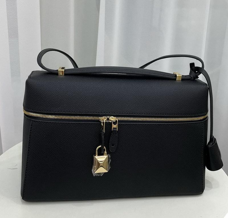 New retro leather cowhide box bag lunch box bag casual large capacity portable shoulder women's bag