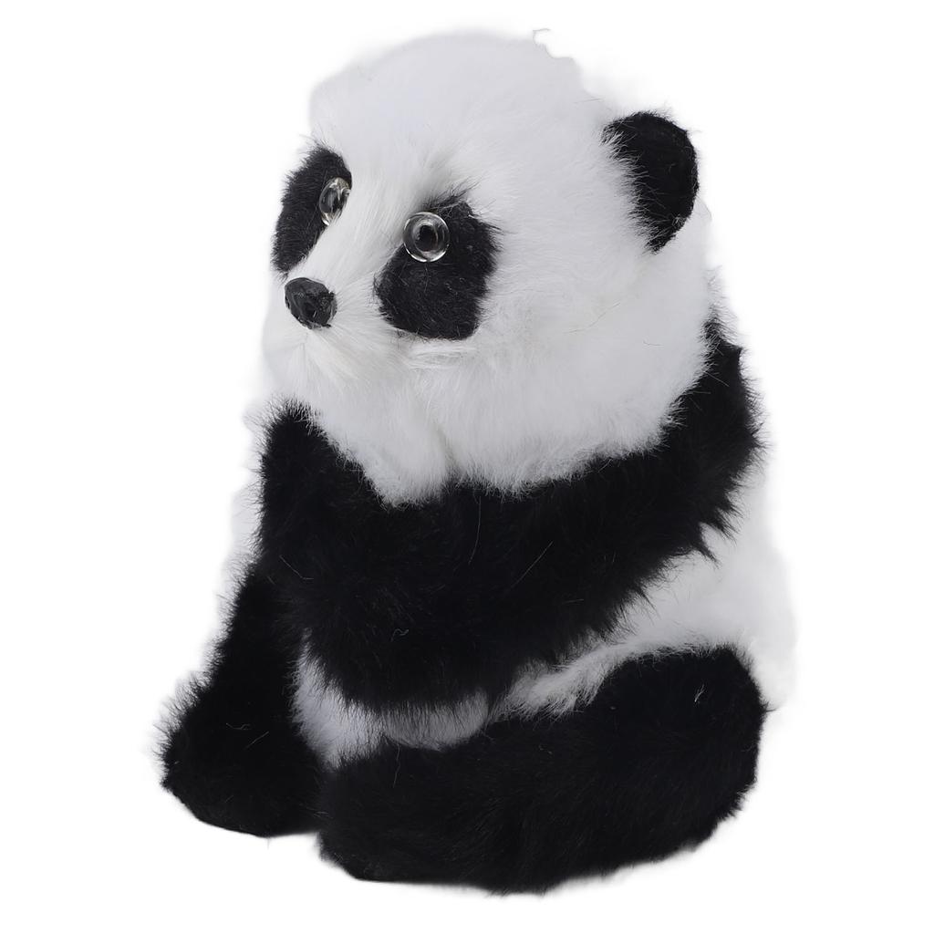 Plush Panda Toy Cute Panda Doll Animal Toy Ornament Desktop Decoration for Boys Girls Gift Birthday