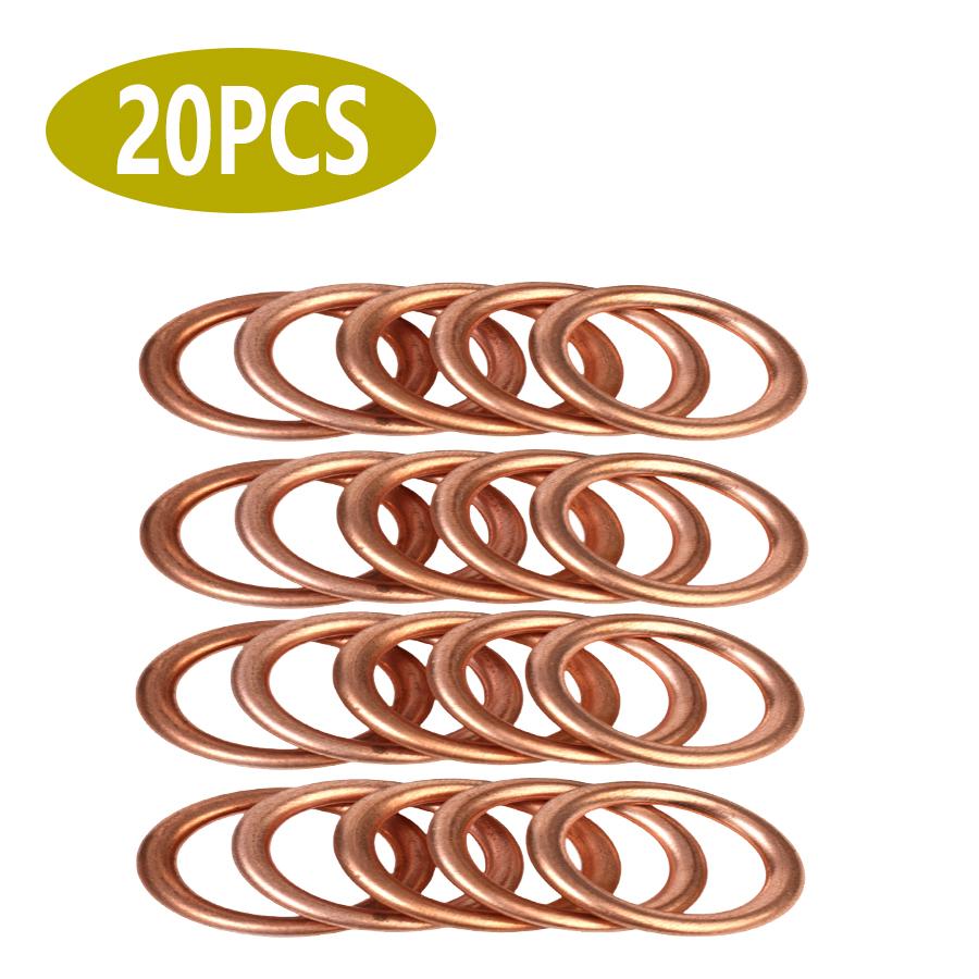 Car Pan Oil Drain Gasket Extruded Washer Oil Drain Plug Washer Car Engine Oils Pan Screw Gasket Washers Automotive Accessories