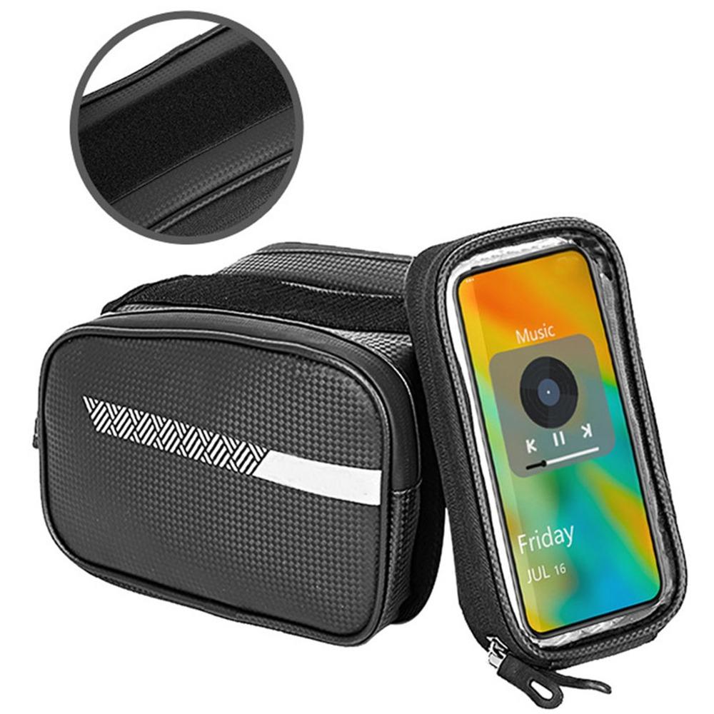 Multifunction Cycling Phone Front Frame Bag Waterproof Cycling Top Tube Bag  Road Bike Cycling