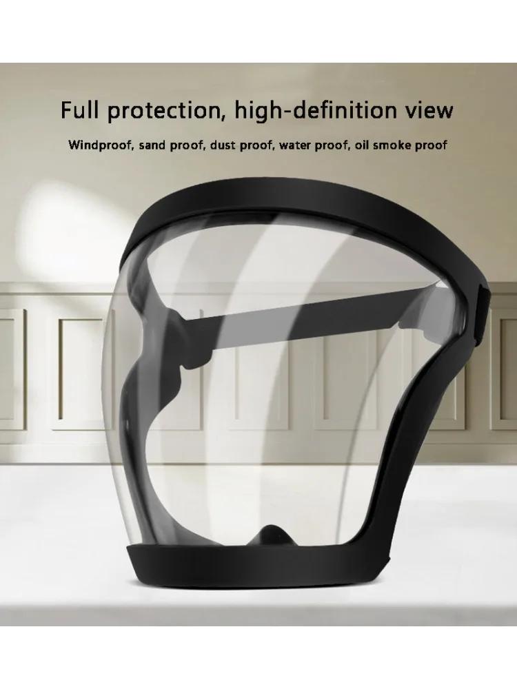 Schutzmaske Elektroschweißen Schneiden und Schleifen Maske Transparent Gesichtsschutz Staubdichte Schutzmaske