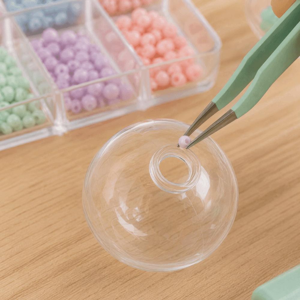 6 Stück Elastisch Dehnbar Klar Leer Kugel Transparent Knetbar Leere Schale Knetspielzeug Herstellung