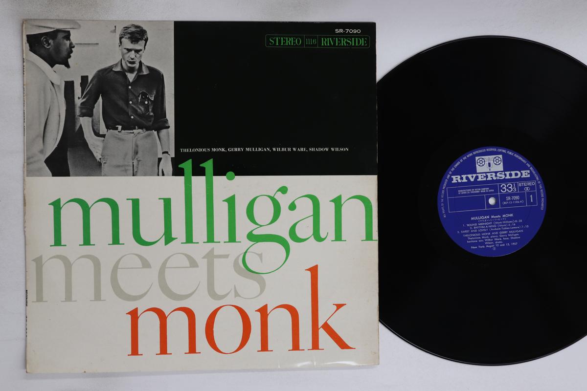 

LP Record THELONIOUS MONK GERRY MULLIGAN Mulligan Meets Monk SR7090 RIVERSIDE 196 Japan Jazz Used