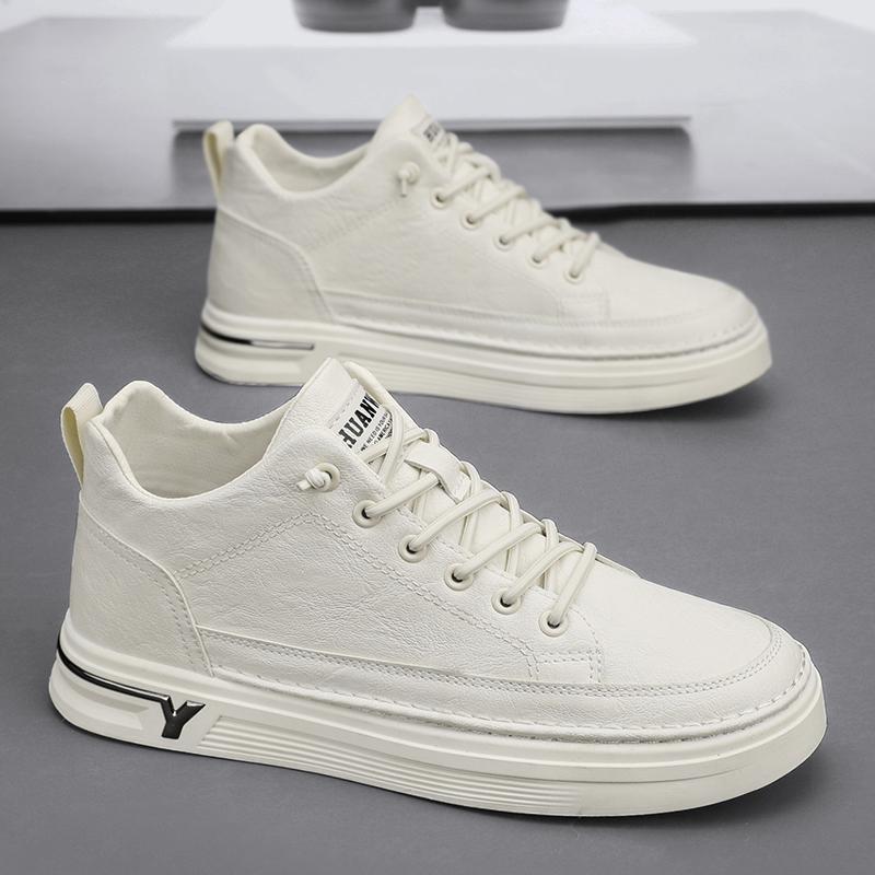 Осенние и зимние высокие кухонные черные грязеотталкивающие нескользящие ботинки-сабо, повседневные кожаные туфли для задней кухни, маслостойкие 39