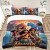 3pcs Moana Adventure Printed Quilt Set, Includes 1 Quilt Cover and 2 Pillowcases, Machine Washable, Suitable for All Seasons.Q068