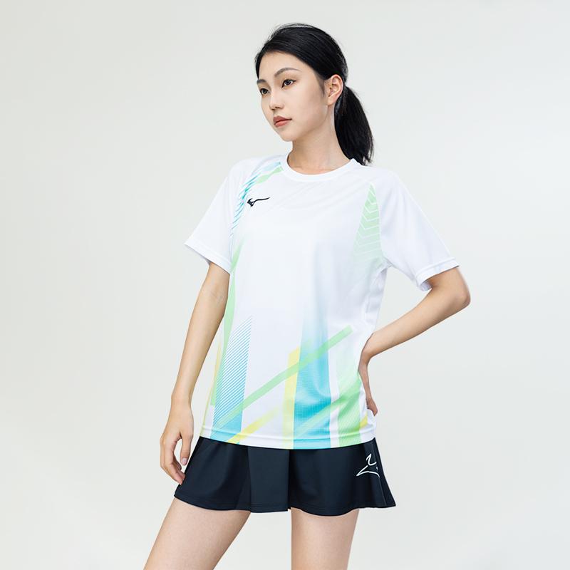 Mizuno T-Shirts Unisex Rundhalsausschnitt Moderat 72CA36Z1