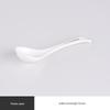 Chinese Style Gold Rim Bone China Phoenix Tail Spoon