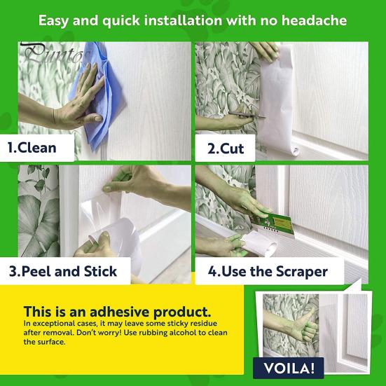 3/4-Pack Dog Scratch Door Protector Cat Anti Scratch Tape Door Panel Furniture Protector Cat Scratch Door Frame Guard for Carpet Sofa Couch Door