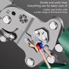 Electrician Wire Crimper Peeler Pliers Cables Stripping Multifunctional Press Plier Terminal Crimping Gross Side Cutting Tool
