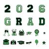 2026 Graduation Magnetic Car Decals Waterproof Graduation Car Magnets Fade-Resistant Reusable Party Decor for Vehicles