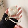 Cute 3D Love Silicone Earphone Case for Samsung Galaxy Buds Live / Buds Pro / Buds 2 / Buds2 Pro Cover With Bead Pendant