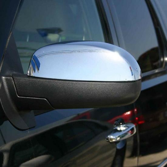 All Chrome Mirror Cover Cap Fits 07-14 Silverado Tahoe Suburban GMC Sierra Yukon