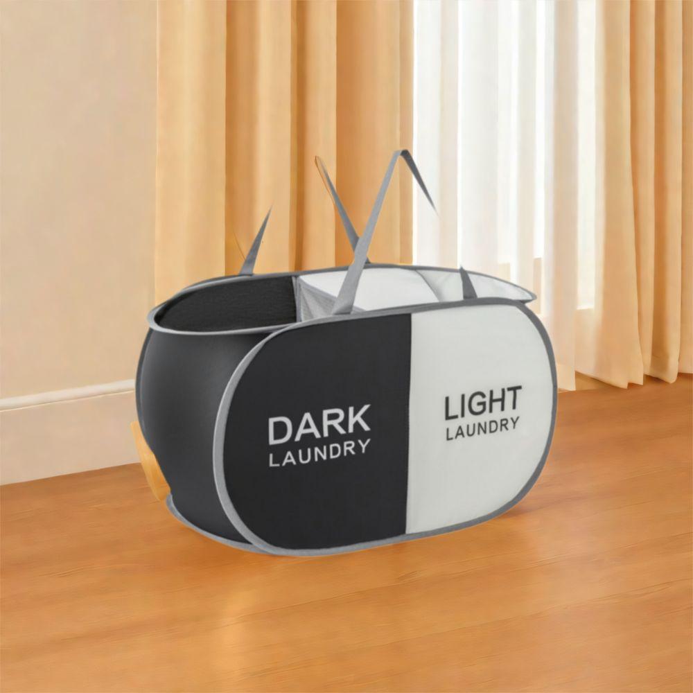 Oxford Cloth Dirty Clothes Storage Basket Large Capacity Foldable Toy Storage Basket Saving Space with Handle Laundry Basket