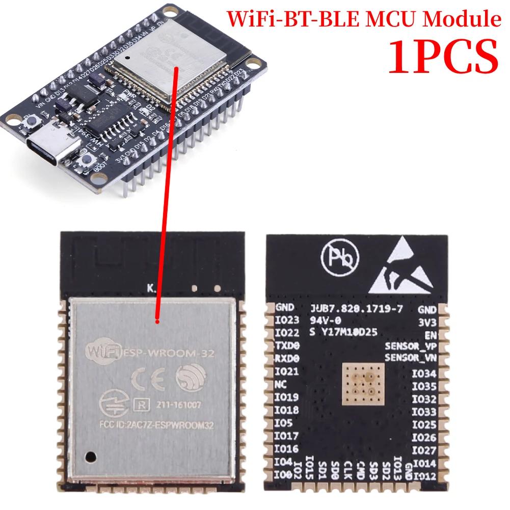 ESP32 WROOM-32 Development Board 5V TYPE-C CH340C WiFi+Bluetooth Ultra-Low Power Consumption SPI Flash 32Mbits Wireless Module