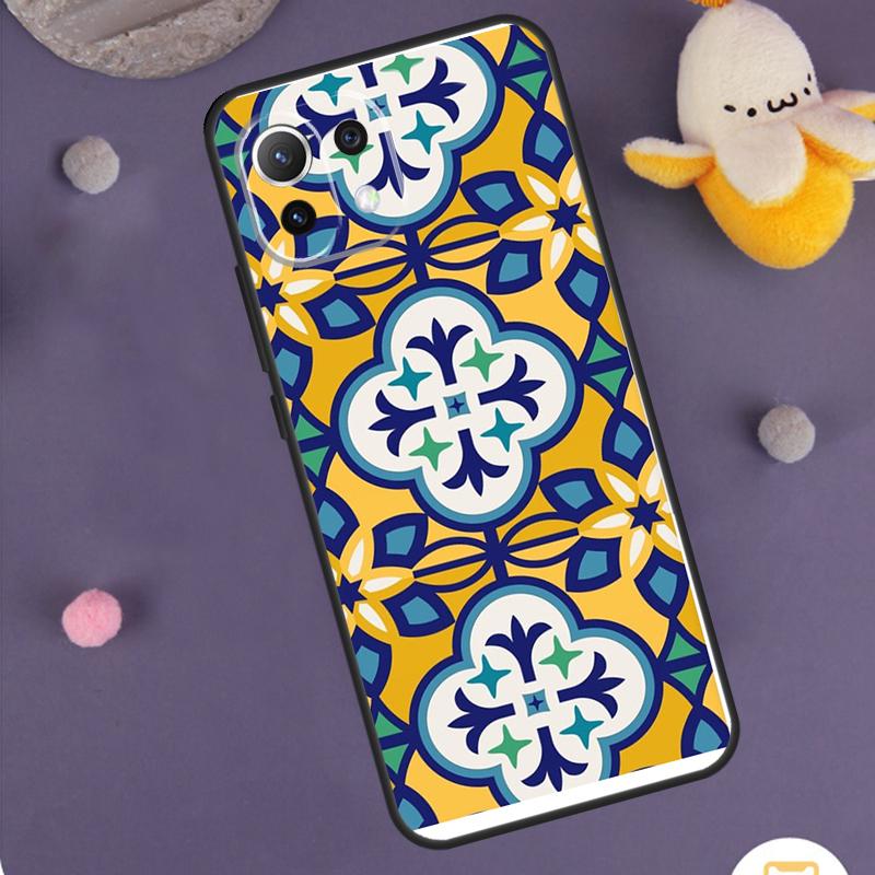 Moroccan Tile Case For Xiaomi 15T 13T 14T Pro 14 15 Ultra 17 Pro Max POCO X7 X6 X5 F5 F6 F7 F8 Pro Cover