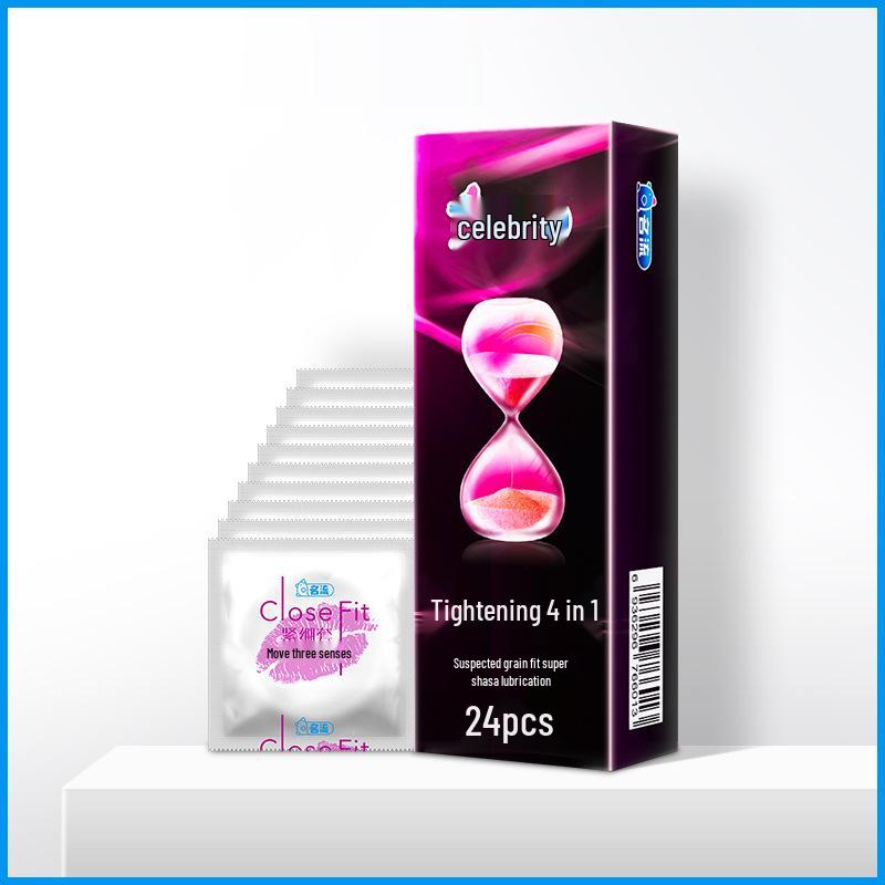 Mingliu Ultra Thin Long-Lasting Dotted Condoms with Hyaluronic Acid - 10 Pack