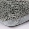 Extra-soft Wool-look Cushion Grey 40x40
