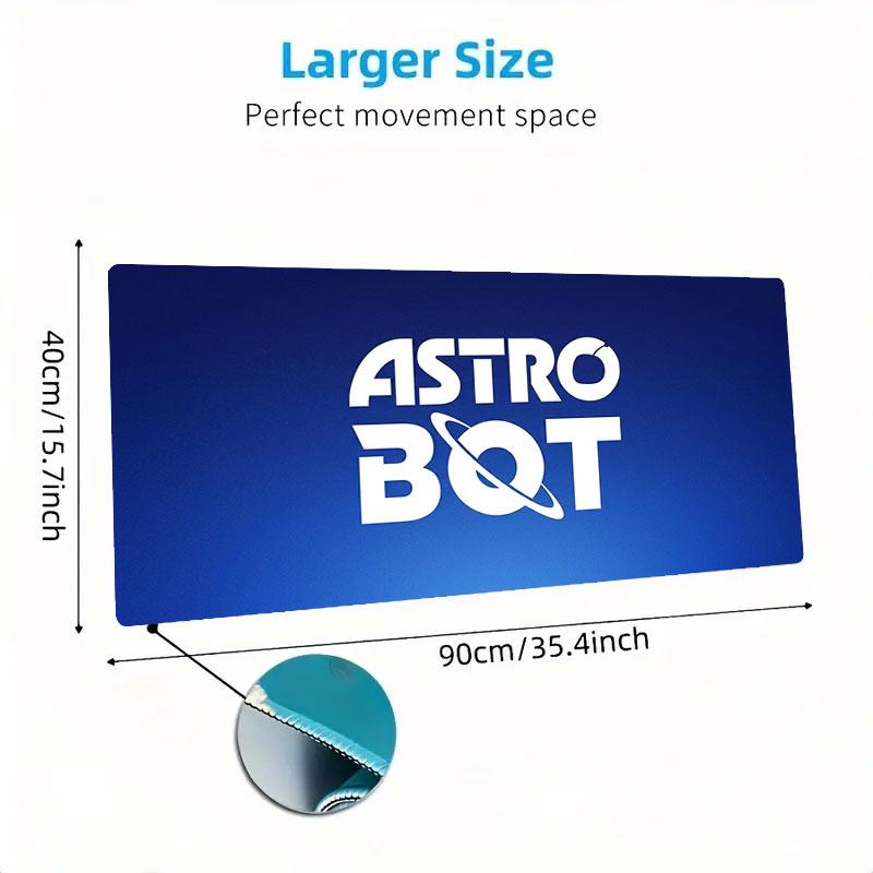 ASTRO BOT Large Size Mouse Pad Large Gaming Table Cushion Non-slip Laptop Tablet Big Mousepad XXL Mat Mini PC Playmat With Lock edge