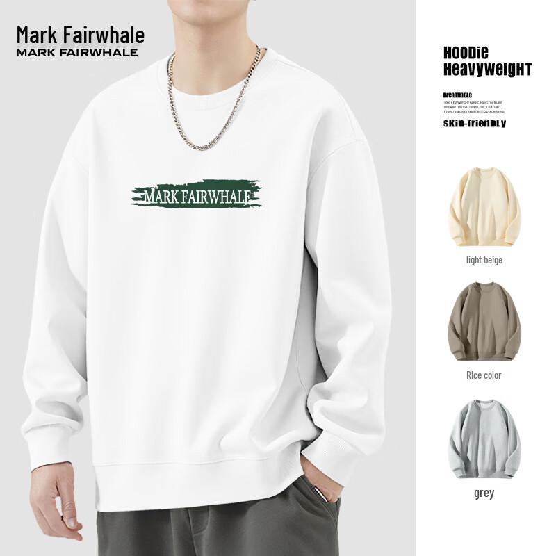 Mark Fairwhale Men's Heavyweight Loose Fit Round Neck Sweatshirt