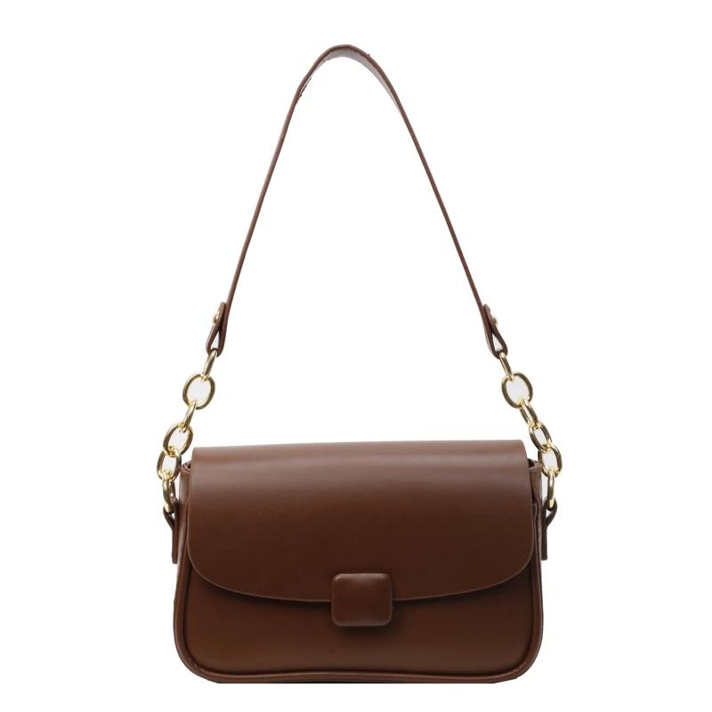 

Женские однотонные сумки через плечо с внутренним отделением на молнии, сумки из ПУ высокого качества