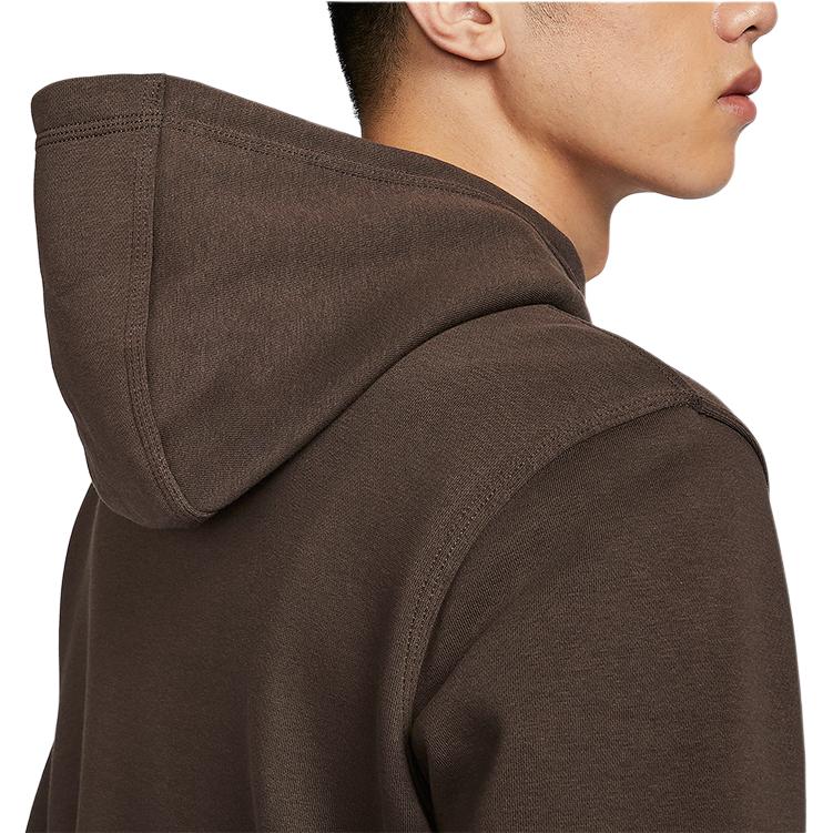 Nike Sweatshirts Men's Brown Hooded Moderate 623453-237
