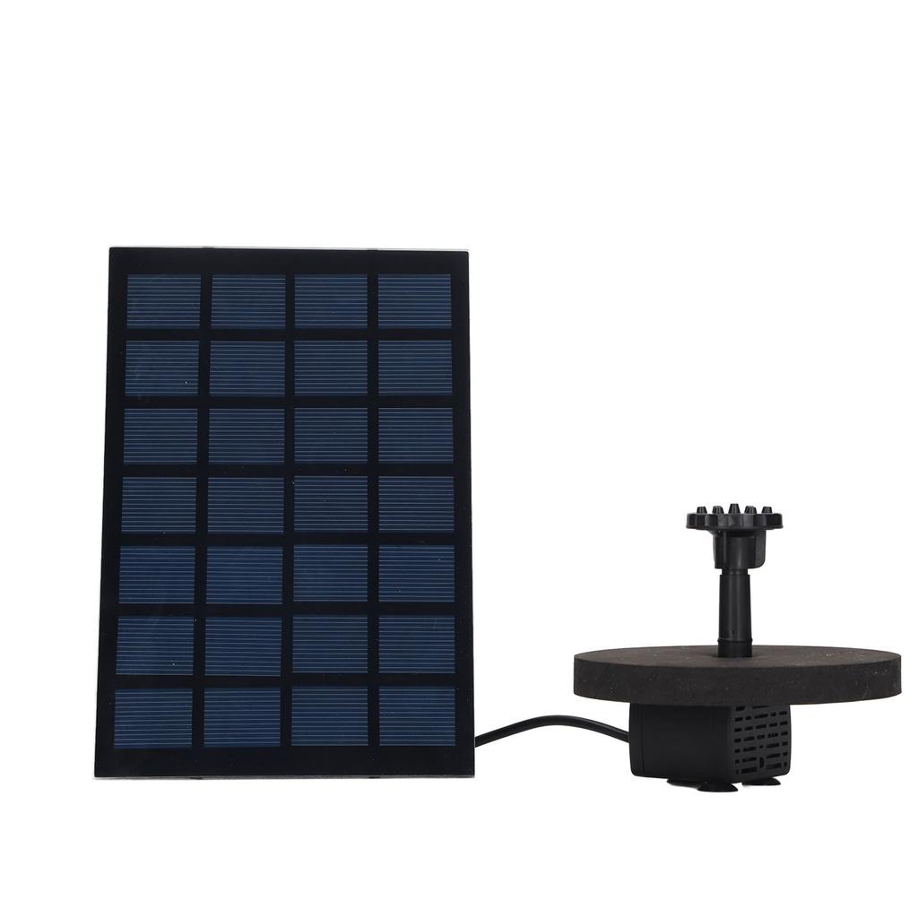 Solar Springbrunnenpumpe Direktantrieb 6 Düsen Geringer Stromverbrauch Solar Schwimmender Springbrunnen für Garten