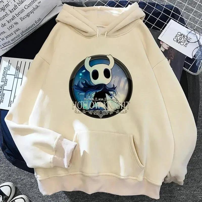 

Men s autumn and winter hollow Knight long-sleeved hoodie casual and trendy Y2k autumn streetwear hoodie S