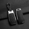 Zinc Alloy Leather Car Key Holder For Mercedes Benz C E S A G Class Glc Cle Cla Glb Gls W177 W205 W213 W222 X167 Amg Key Fob