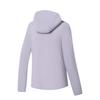 Li-Ning Fitness Series Zipper Hooded Solid Color Versatile Casual Workout Clothes Women tops AFDW866-3