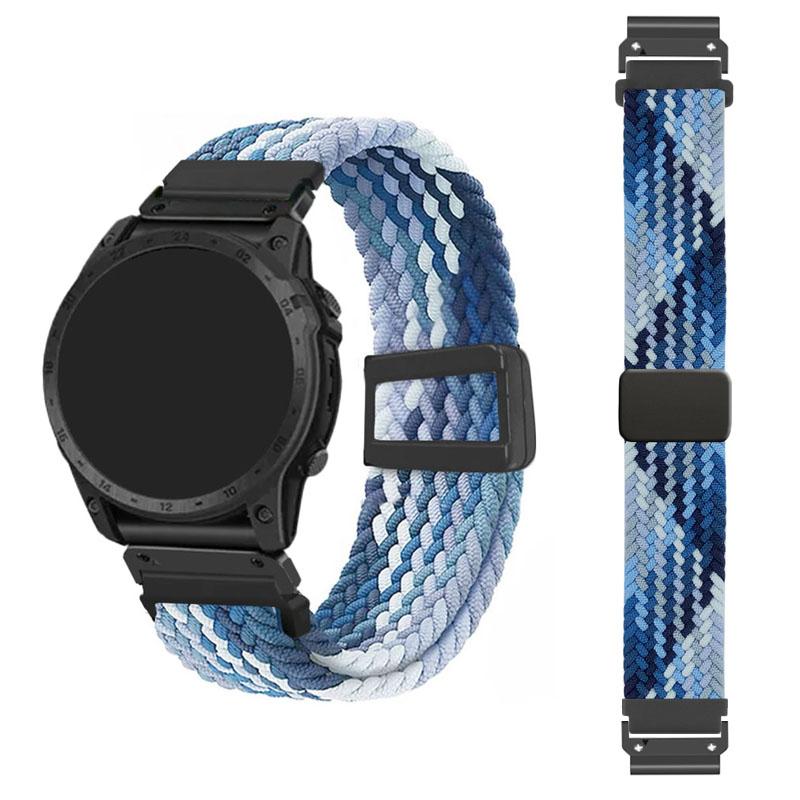 Bracelet Pour Garmin fenix 8 7x 6x 5X Epix Pro Bracelet en nylon Enduro 3 MARQ Quatix 7 6 Respirant approach S70 S62 Bracelet à séchage rapide instinct 2 2X Bracelet de montre