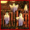 Papery Halloween Hanging Ornament DIY Decorative LED Light Hanging Halloween Ghost  Indoor